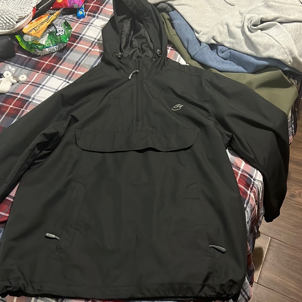 duck dog winderbreaker/rain jacket. worn 5 times , too big for me